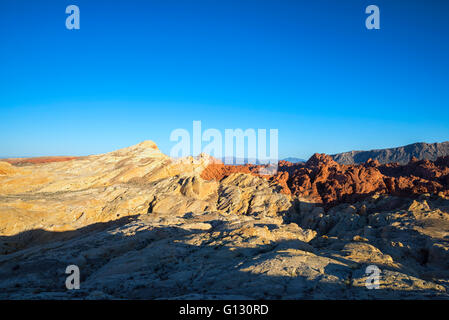 Dôme de silice, Fire Canyon. Vallée de Feu Park, Nevada. Banque D'Images