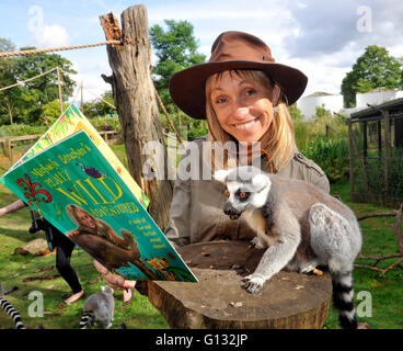 Festival de la famille de petites créatures au ZSL zoo de Whipsnade Michaela Strachan est vraiment Wild Adventures Banque D'Images