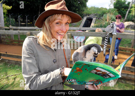 Festival de la famille de petites créatures au ZSL zoo de Whipsnade Michaela Strachan est vraiment Wild Adventures Banque D'Images