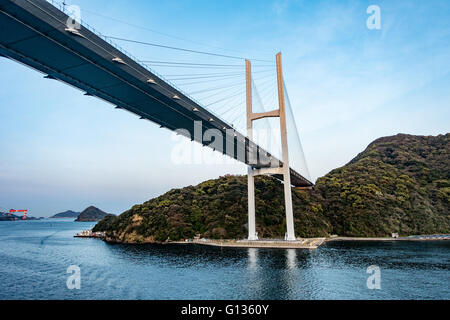 Pont Megami, Nagasaki, Kyushu, au Japon, en Asie Banque D'Images