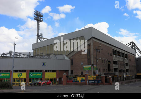 Carrow Road, accueil de Norwich City Football Club. Banque D'Images