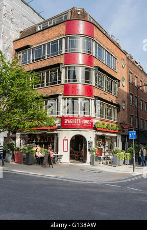 Spaghetti House sur Goodge Street, London, W1 Banque D'Images