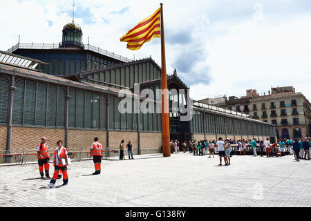 Centre culturel El Born, situé dans le bas et côté est du quartier de la Ribera. Barcelona Banque D'Images