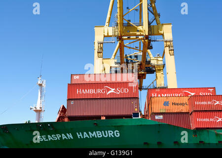 Port Industriel de Barcelone, Catalogne, Espagne, Europe Banque D'Images