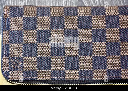 Un Louis Vuitton zippy wallet Banque D'Images