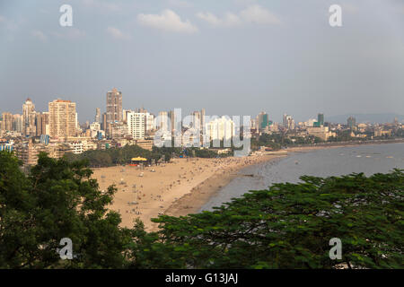 Paysage de la ville de Mumbai (Bombay) en Inde Banque D'Images