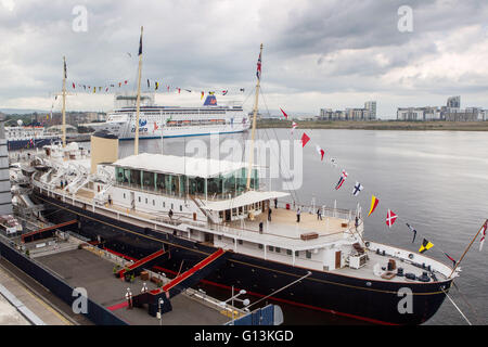 Grand Mistral à Leith Harbour Banque D'Images