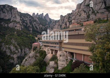 Le monastère de Montserrat, Espagne Banque D'Images