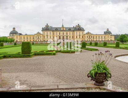 Château de Drottningholm nommé près de Stockholm en Suède Banque D'Images