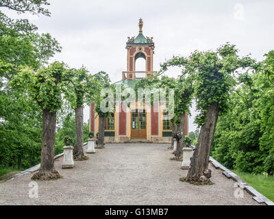 La Confidance, une maison à côté du Pavillon chinois à Drottningholm, Stockholm Banque D'Images