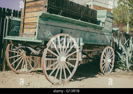 Wild West wagon - South West American cowboy fois concept Banque D'Images