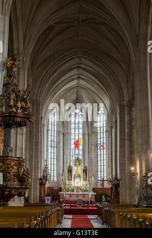 Église de Saint Michel de style gothique est une église catholique romaine à Cluj-Napoca Banque D'Images