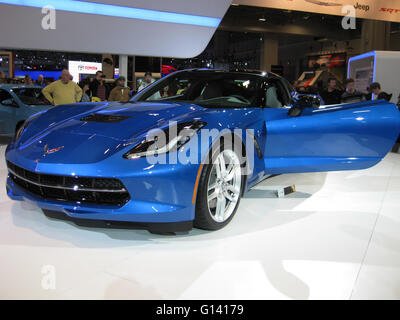 2014 Washington Auto Show. 2015 Chevrolet Corvette Banque D'Images