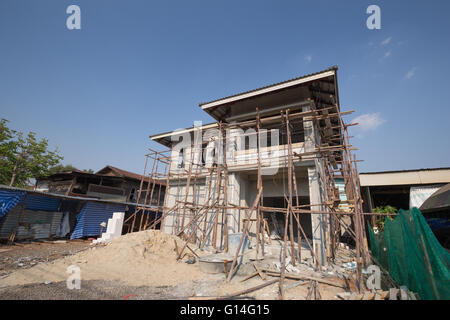 Bâtiment et Construction de l'emplacement de new house Banque D'Images