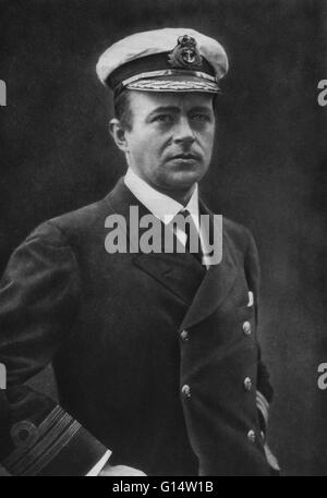 Robert Falcon Scott (6 juin 1868 - Le 29 mars 1912) était un officier de la Royal Navy et explorateur qui a dirigé deux expéditions dans l'Antarctique : l'expédition de découverte, 1901-1904, et l'infortunée expédition Terra Nova, 1910-13. Au cours de ce deuxième projet, SC Banque D'Images