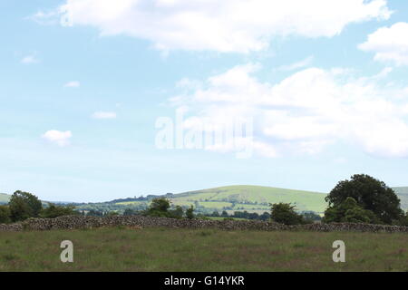 Rathgall mur de pierre Fortin dans le comté de Wicklow, Irlande Banque D'Images