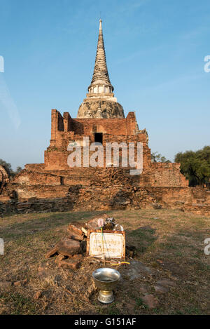 Wat Phra Si Sanphet, Ayutthaya, Thaïlande Banque D'Images