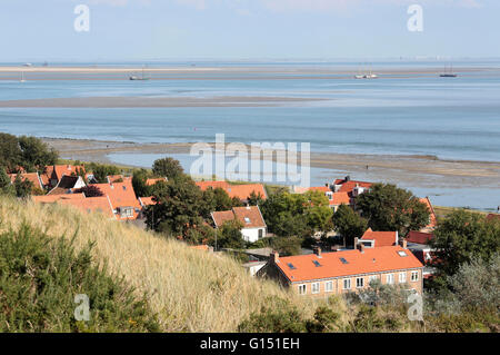 L'île des Wadden néerlandaise Vlieland Banque D'Images