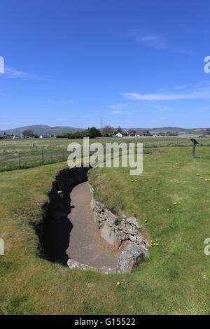 Voler souterrain de stockage souterrain en ruines cave voler angus scotland mai 2016 Banque D'Images