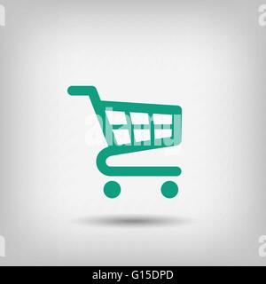 Icône du panier Illustration de Vecteur