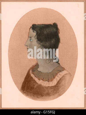 Emily Jane Brontë (juillet 1818 - 19 décembre 1848). Un romancier et poète anglais, maintenant reconnu pour son roman Wuthering Heights. Emily était le deuxième plus vieux des trois sœurs Brontë survivant, entre Charlotte et Anne. Elle a publié sous la plume Banque D'Images