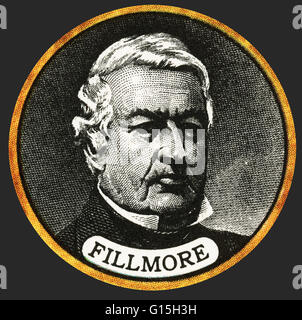 Millard Fillmore (7 janvier 1800 - 8 mars 1874) était le 13e président des États-Unis (1850-1853) et le dernier membre de la parti Whig pour occuper la fonction de président. En tant que Vice-président de Zachary Taylor, il a assumé la présidence après Taylor's Banque D'Images