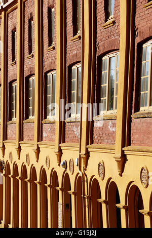 Bâtiment du Musée hanséatique, Bryggen, Bergen, Norvège, Rogaland, Scandinavie Banque D'Images