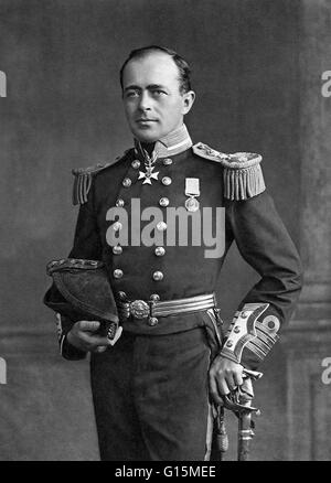 Robert Falcon Scott (6 juin 1868 - Le 29 mars 1912) était un officier de la Royal Navy et explorateur qui a dirigé deux expéditions dans l'Antarctique : l'expédition de découverte, 1901-1904, et l'infortunée expédition Terra Nova, 1910-13. Au cours de ce deuxième projet, SC Banque D'Images