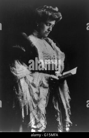 Edith Wharton (Edith Newbold Jones, 24 janvier 1862 - 11 août 1937), était un américain lauréat du Prix Pulitzer romancier, nouvelliste, et concepteur. Wharton associée sa vision de l'intérieur du America's privilégiés avec un brillant naturel, de Wit Banque D'Images