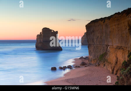 Des piles de douze apôtres au Gibson Étapes, Port Campbell National Park, Great Ocean Road, Victoria, Australie, Pacifique Banque D'Images