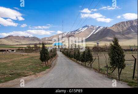 Gare à Arak, Province de Markazi, Iran. Banque D'Images