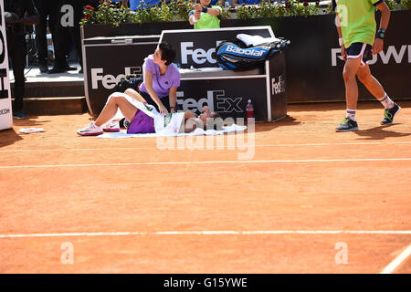 Rome, Italie. 09 mai, 2016. Sara Errani en action pendant son match contre Heather Watson à l'Internazionali BNL d'Italia 2016 le 09 mai 2016 à Rome, Italie. © Plus Sport Action/Alamy Live News Banque D'Images