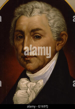 James Monroe (28 avril 1758 - 4 juillet 1831) était le cinquième président des États-Unis (1817-1825). Il était le dernier président qui a été un des pères fondateurs, et le troisième d'entre eux de mourir le jour de l'indépendance. Il a combattu dans la guerre d'Indépendance américaine. Il w Banque D'Images