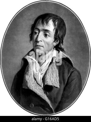 Jean-Paul Marat (Mai 24, 1743 - Juillet 13, 1793) était un médecin, théoricien politique et scientifique, mieux connu pour sa carrière en France en tant que journaliste et politicien radical pendant la Révolution française. En tant que médecin, il a maintenu une pratique privée Banque D'Images