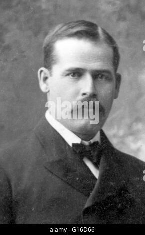 Harry Longabaugh photographié par de jeunes Photographie Studio, New York, 1901. Harry Alonzo Longabaugh (1867 - 7 novembre 1908), mieux connu sous le nom de Sundance Kid, était un hors-la-loi et membre de Butch Cassidy's Wild Bunch dans le Vieil Ouest américain. Il a obtenu son nic Banque D'Images