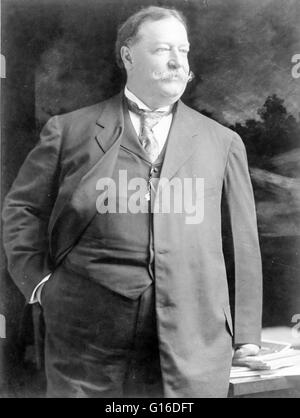 Secrétaire de la guerre Taft photographié en 1907. William Howard Taft (Septembre 15, 1857 - mars 8, 1930) a été le 27e président des États-Unis (1909-1913) et plus tard le 10e Juge en chef de l'United States (1921). Il est la seule personne à avoir Banque D'Images