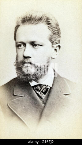 Piotr Ilitch Tchaïkovski (7 mai 1840 - 6 novembre 1893) est un compositeur russe dont les œuvres symphonies, concertos, opéras, ballets, musique de chambre, et un réglage de la chorale Divine Liturgie orthodoxe russe. Certaines de ces derniers sont parmi les plus popu Banque D'Images