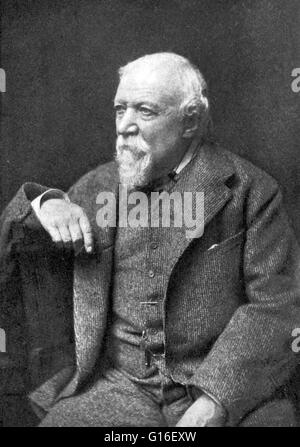 Robert Browning (7 mai 1812 - 12 décembre 1889) était un poète et dramaturge dont la maîtrise d'une dramatique en vers, et en particulier le monologue dramatique, fait de lui l'un des plus grands poètes de l'époque victorienne. Ses poèmes sont connus pour leur ironie, l'humour noir, Banque D'Images