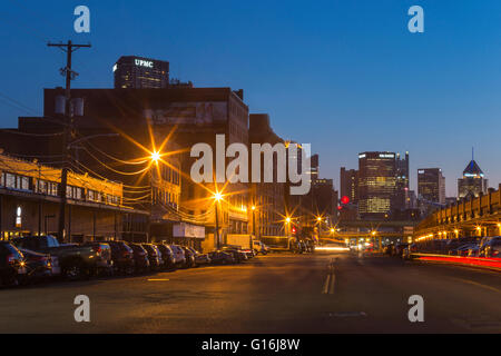 SMALLMAN STREET DISTRICT DOWNTOWN PITTSBURGH PENNSYLVANIA USA Banque D'Images