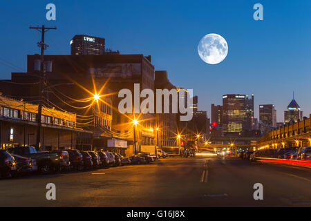 SMALLMAN STREET DISTRICT DOWNTOWN PITTSBURGH PENNSYLVANIA USA Banque D'Images