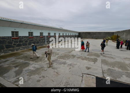 La prison de Robben Island en Afrique du Sud Banque D'Images