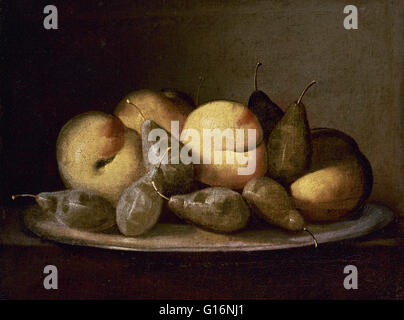Juan de Arellano (1614-1676). Peintre espagnol. Nature morte avec fruits, ca. 1660. Musée du Prado. Madrid. L'Espagne. Banque D'Images