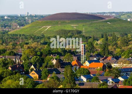 Mottbruchhalde à Gladbeck, Allemagne, une pointe de déchets miniers, heap, Banque D'Images