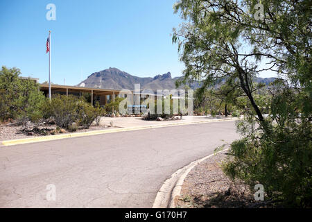 Panther Junction visitor center à la Big Bend National Park. Banque D'Images