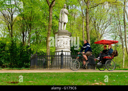 Rikscha, Denkmal, Friedrich Wilhelm III., Grosser, Tiergarten, Berlin Tiergarten, Deutschland Banque D'Images