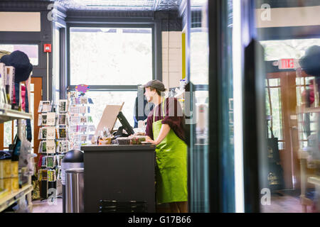 Commis de magasin général, de La Haye, USA Banque D'Images