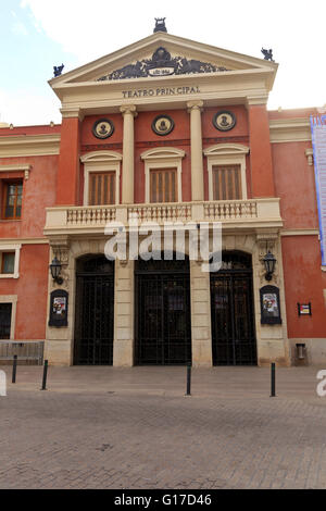 Teatro Principal (Principal) dans la région de Castellon de la Plana, Espagne Banque D'Images
