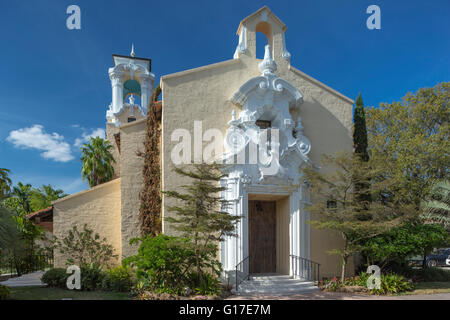 ÉGLISE CONGRÉGATIVE CORAL GABLES (©KEIHNEL & ELLIOT 1923) CORAL GABLES FLORIDA USA Banque D'Images