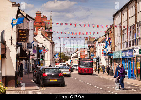 Knaresborough High Street, North Yorkshire, England UK Banque D'Images