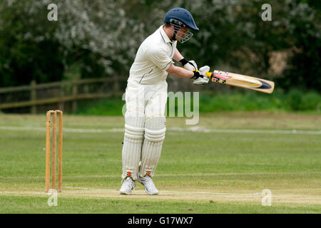 Cricket Village à Welford-sur-Avon, dans le Warwickshire, Royaume-Uni Banque D'Images